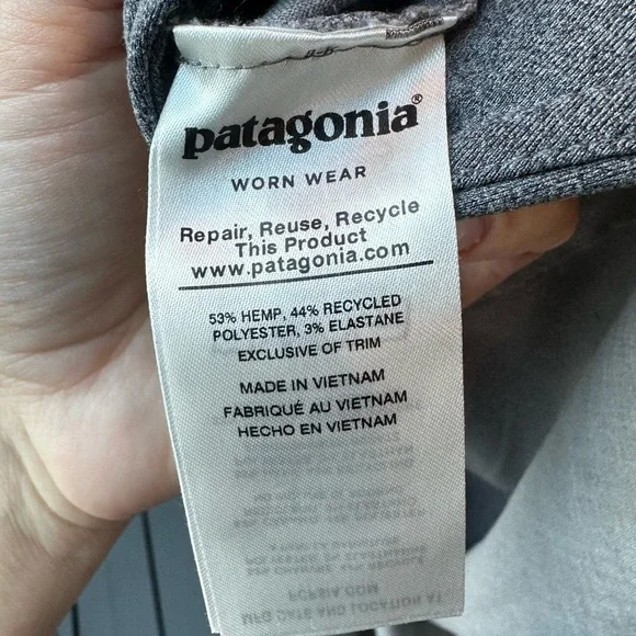 Patagonia Women’s Worn Wear Hampi Rock Pants Gray Size Medium - Picture 5 of 5